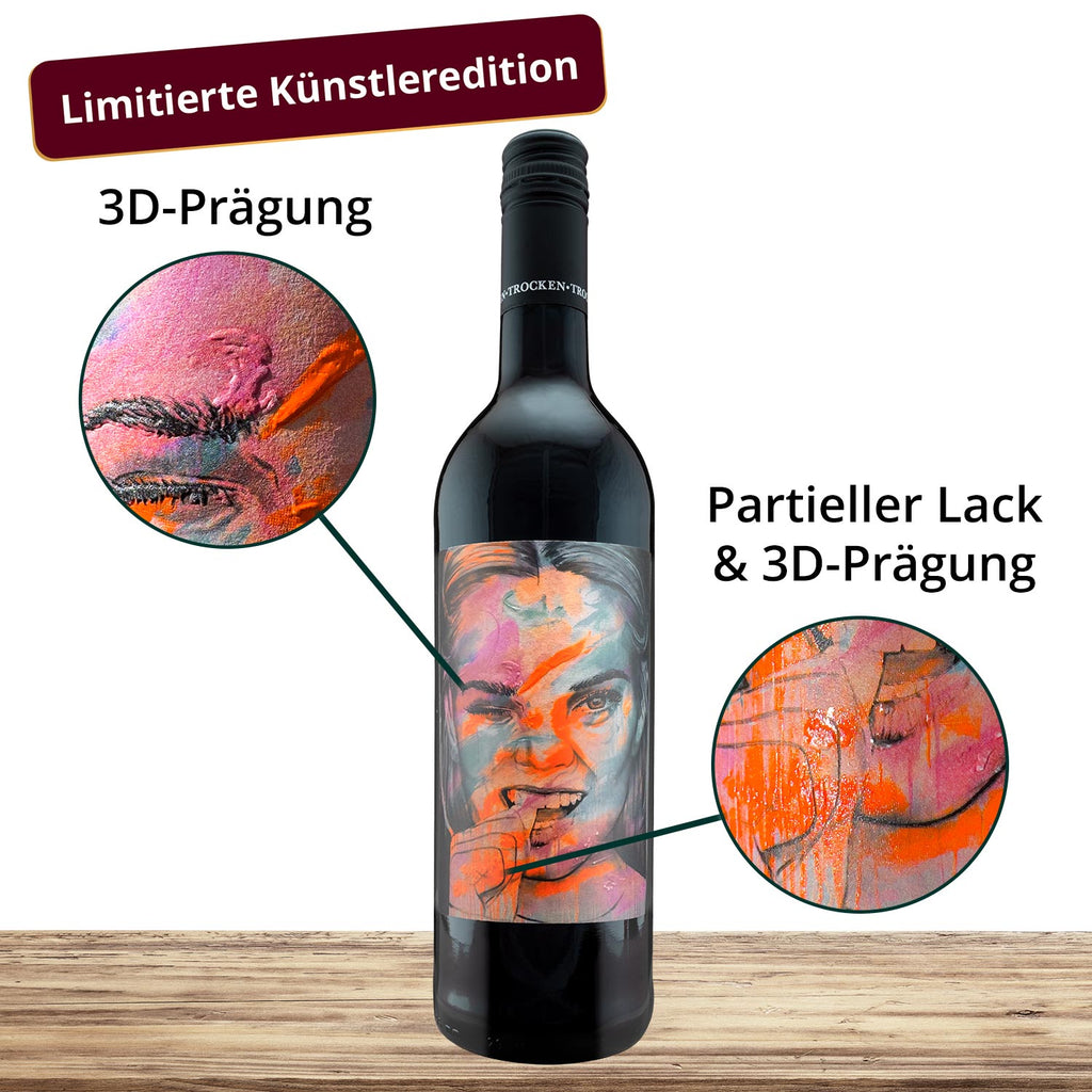 Kunst trifft Wein - Spätburgunder Rotwein